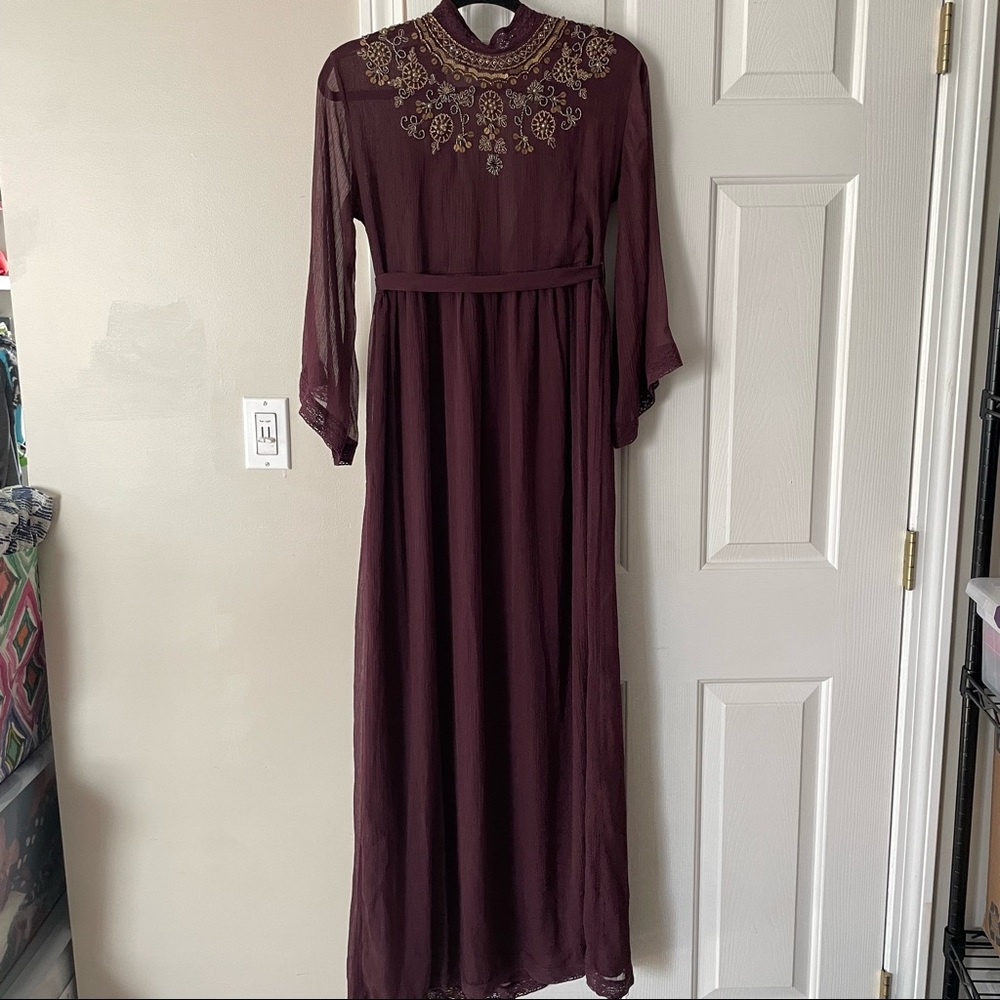Purple Forever 21 maxi dress
